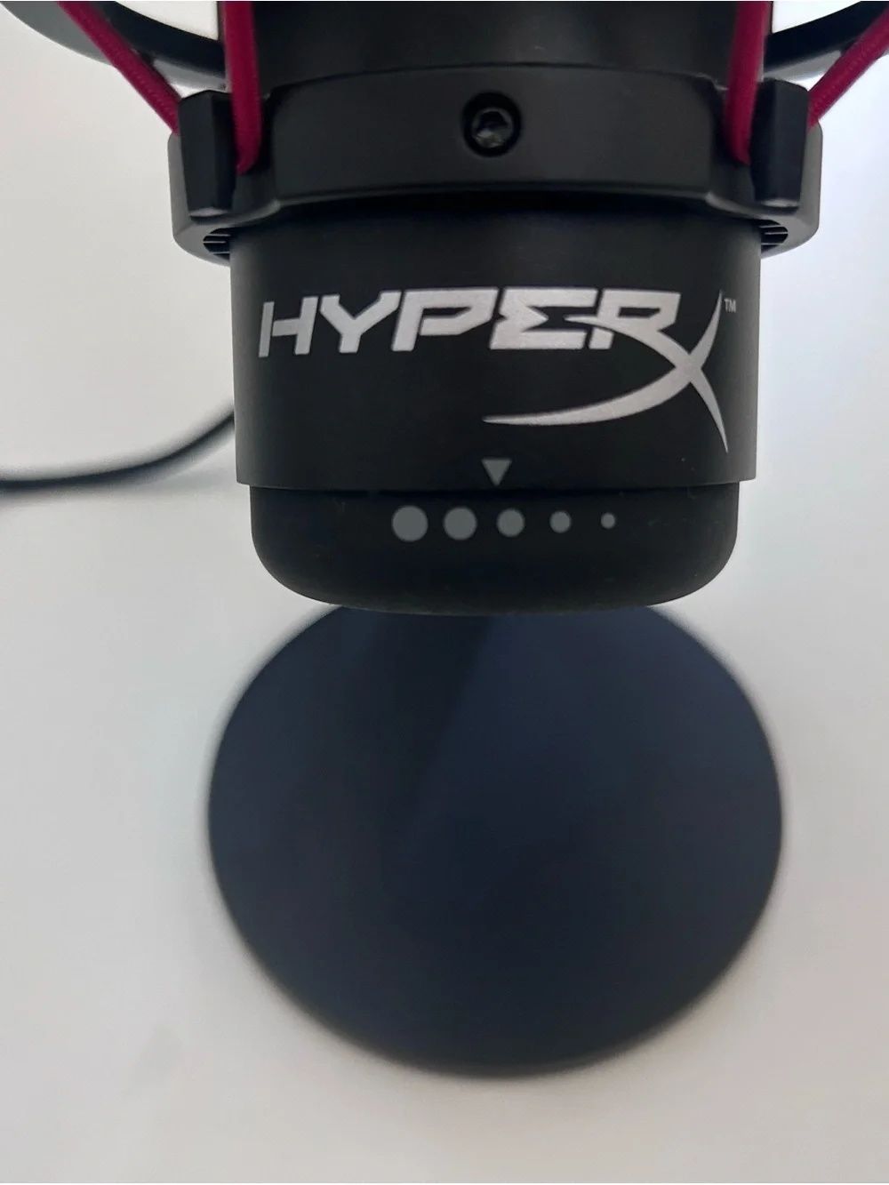 HyperX QuadCast USB Condenser Microphone w/ Pop Filter, Adjustable Gain, Stand